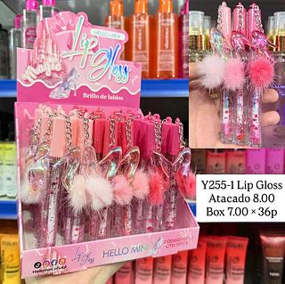 Lip Gloss com Chaveiro Hello Mini