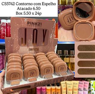 Contorno com Espelho Joy Pink 21