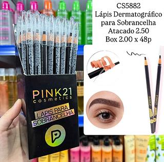 Lápis Dermográfico Para Sobrancelhas Pink 21