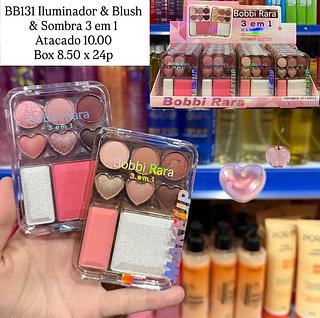 Iluminador & Blush & Sombra 3 em 1 Bobbi Rara
