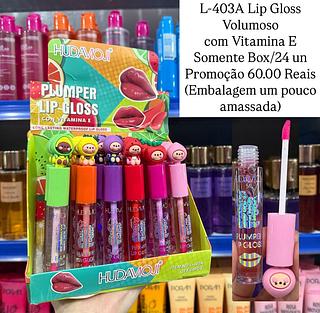 Lip Gloss Plumper com Vitamina E Hudamoji