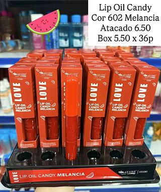 Lip Oil Candy Melancia Cor 602 Max Love