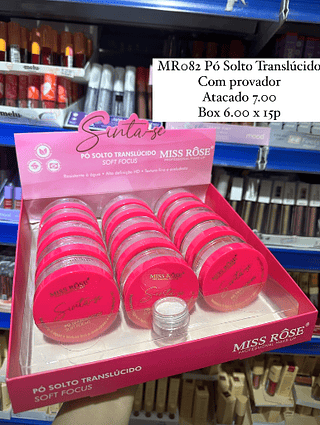 Pó Solto translúcido Soft Focus Sinta-se Miss Rôse (somente avulso)