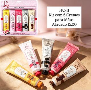 Kit com 5 Creme para Mãos Hand Cream Perfume (somente 1 peça disponível)