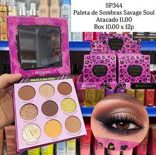 Paleta de Sombras Savage Soul Sp Colors (somente avulso)