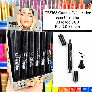 Caneta Delineadora com Carimbo The Easy Eyeliner Pink 21
