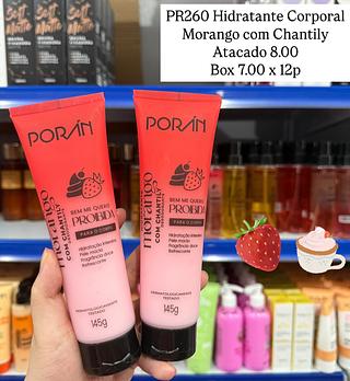 Hidratante Corporal Morango com Chantilly Bem Me Quero Poran