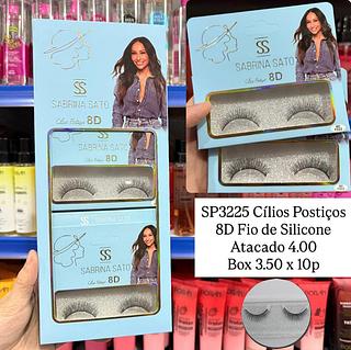 Cílios Postiços 8D Fio de Silicone Sabrina Sato