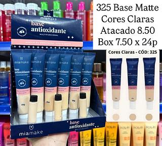 Base Matte Antioxidante Cores Claras Mia Make