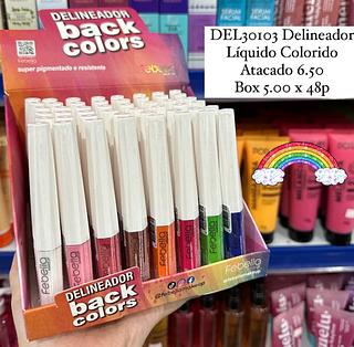 Delineador Liquido Colorido Back Colors Febella (Somente Peças)