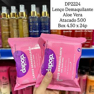 Lenço Demaquilante Aloe Vera Dapop
