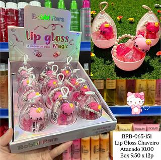Lip Gloss Chaveiro Hello Kitty Bobbi Rara
