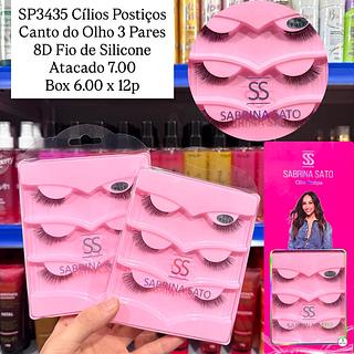 Cílios Postiços Canto do Olho 3 Pares Sabrina Sato F017