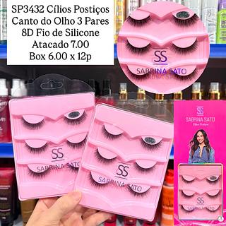 Cílios Postiços 3 Pares Sabrina Sato F002