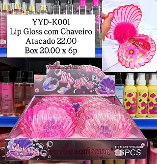 Lip Gloss com Chaveiro Yoyo Maquiamor