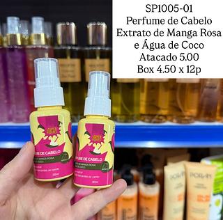 Perfume de Cabelo Extrato de Manga Rosa e Àgua de Coco Super Poderes