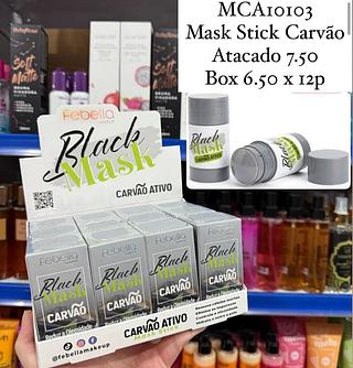 Máscara Facial Mask Stick Carvão Ativado Febella