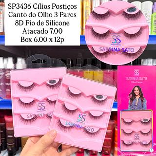 Cílios Postiços 3 Pares Sabrina Sato F007