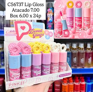 Lip Gloss Donut Glaze Pink 21