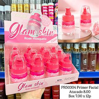 Primer Facial Glam Skin Rose Mosqueta Febella