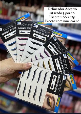 Adesivo de Delienador Pacote com 12