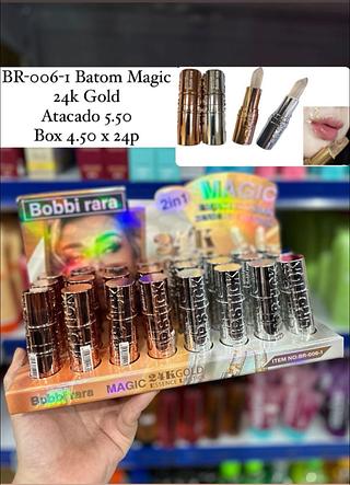 Batom Mágico 24K Gold Bobbi Rara (somente peças)