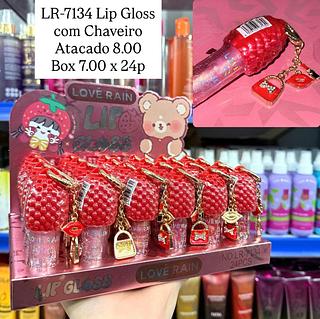 Lip Gloss com Chaveiro Lové Rain