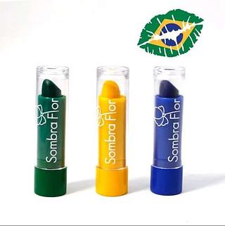 Batom em Bastão Bandeira do Brasil Sombra Flor (somente avulso)