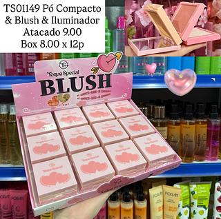 Pó Compacto Blush e Iluminador Toque Special