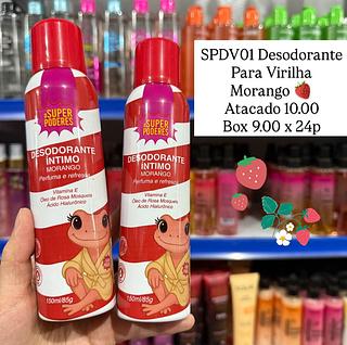 Desodorante para Virilha Morango Super Poderes