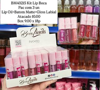 Kit Lip Boca Linda Febella (somente avulso)