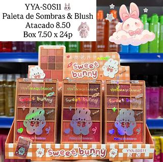 Paleta de Sombras e Blush Yoyo Maquiamor