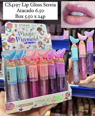 Lip Gloss Sereia Magic Mermaid Pink 21