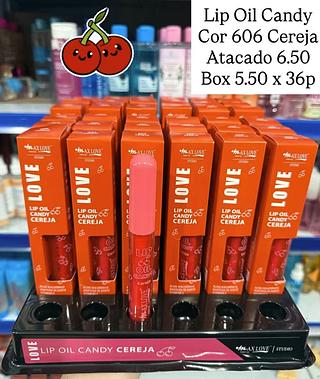 Lip Oil Candy Cereja Cor 606 Max Love