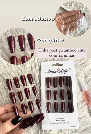 Unhas Postiças Clássicas Amor Anjo (somente avulso)