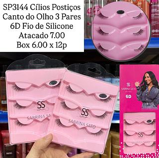 Cílios Postiços Canto do Olho 3 Pares Sabrina Sato