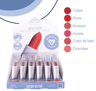 Batom em Bastão Miss Lary (validade 02/2026)