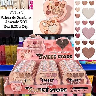 Paleta de Sombras & Iluminador Sweet Store Yoyo Maquiamor
