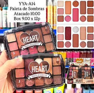 Paleta de Sombras Heart Yoyo Maquiamor