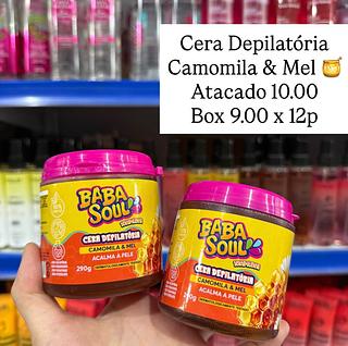 Cera Depilatória Camomila & Mel Babasoul