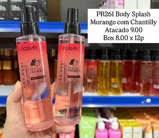Body Splash Morango com Chantilly Bem Me Quero Poran