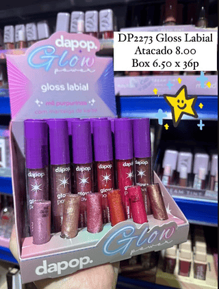 Lip Gloss Glow Power Dapop (somente avulso)