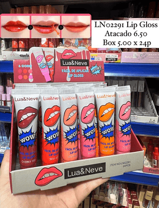 Lip Gloss Wow Lua&Neve (somente avulso)