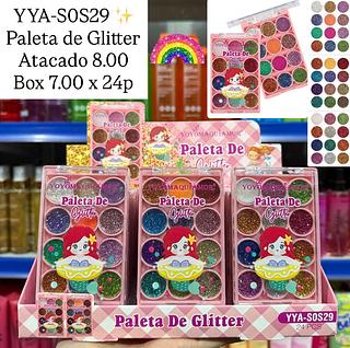 Paleta de Glitter Yoyo Maquiamor