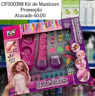 Kit de Manicure Infantil Unhas Fashion Fun Game