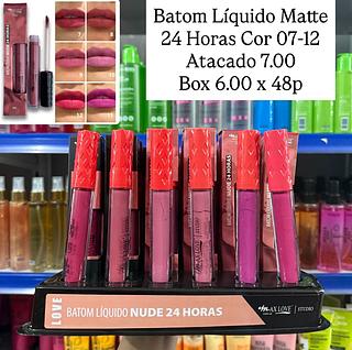 Batom Líquido Nude 24 Horas Cor 07-12 Max Love