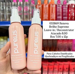 Leave-in / Reconstrutor Brilho Supremo Pure.us
