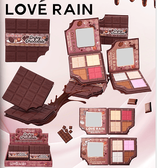 Paleta de Sombras Enjoy Chocolate Lové Rain