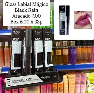 Gloss com Efeito Mágico Black Rain Max Love