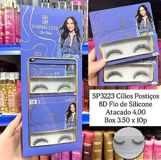 Cílios Postiços 8D Fio de Silicone Sabrina Sato